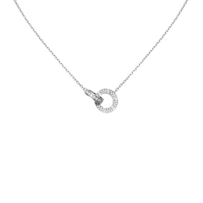 CARTIER LOVE NECKLACE, PAVED B7216300